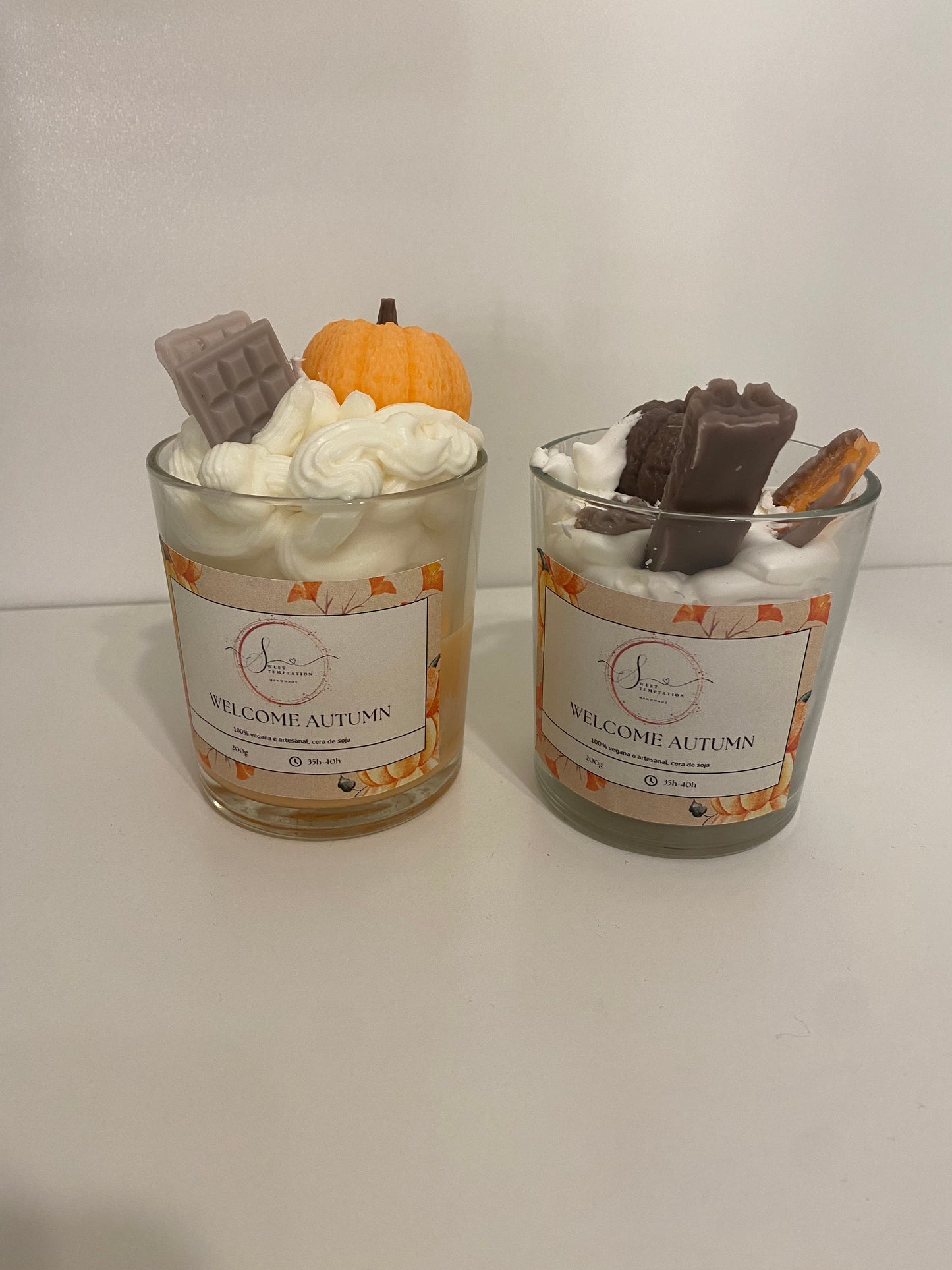 Velas “Bem-vindo Outono”